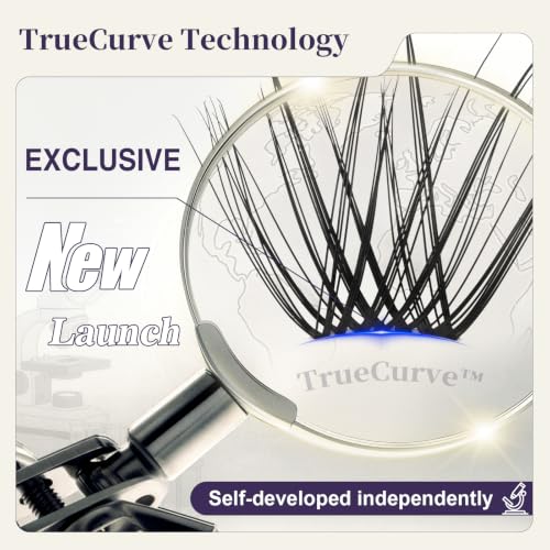 GlowVane TrueCurve Lash Clusters Kit - 120 Pcs Wispy D Curl Lashes