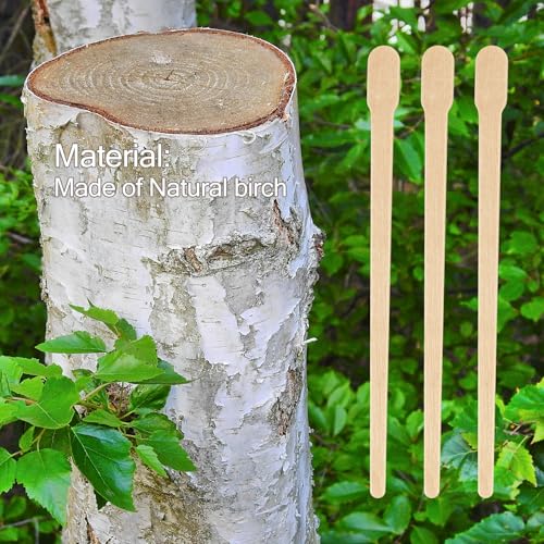 300 Pcs Wax Sticks, Wooden Waxing Sticks, Wax Strips, Eyebrow Wax Sticks, Small Waxing Applicator Sticks for Hair Removal, Facial, Smooth Skin (300 Pack)