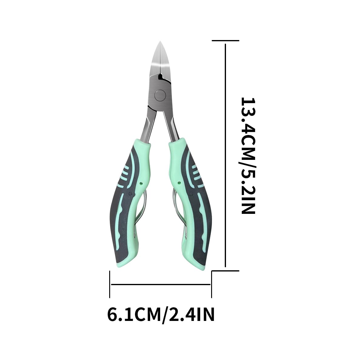 2Pack Cuticle Trimmer Cuticle Nippers, Clippers Pedicure Tool for Thick Ingrown Nail Care Pedicure Manicure