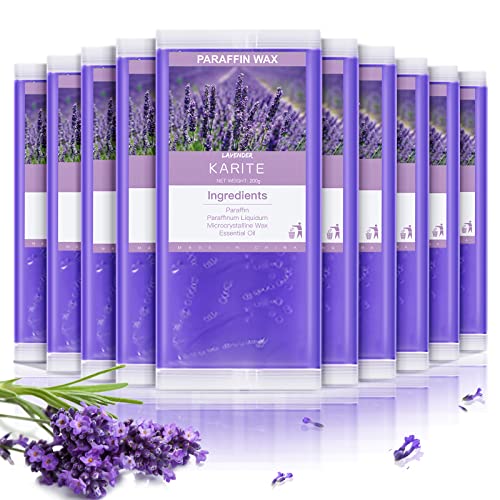 Karite Lavender Paraffin Wax Refills, 10 Pack