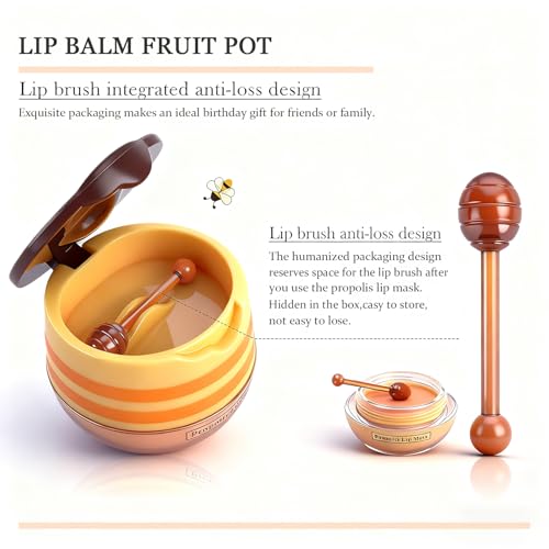 Charm Kiss 12 Flavor Lip Balm Set with Honey & Vitamin E