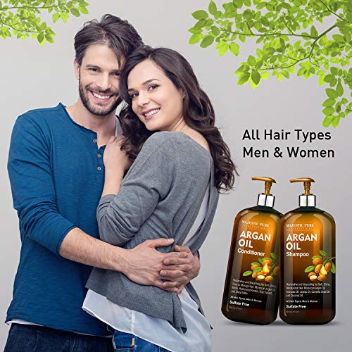 Majestic Pure Argan Oil Shampoo & Conditioner Set - 2 x 16 fl oz