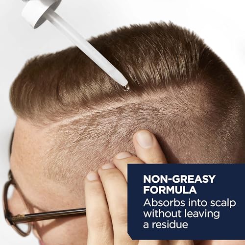 Head & Shoulders Scalp X 5% Minoxidil for Men, Hair Regrowth Treatment for Thinning Hair and Hair Loss, Topical Solution, 3 Month Supply, Non-Greasy Formula, 2 Fl Oz Each, 3 Pack