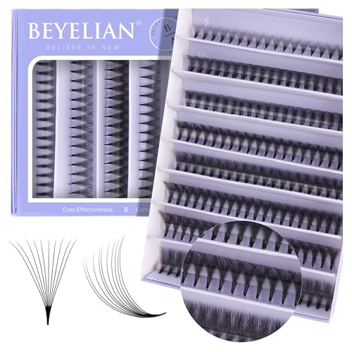 BEYELIAN 20D Premade Lash Fans - 600pcs Volume Eyelash Extensions