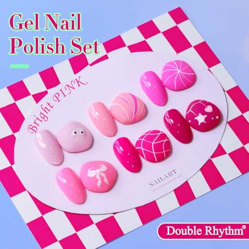 Double Rhythm 6 Pcs 15 ML Gel Polish Set Same Color Bottle Soak Off