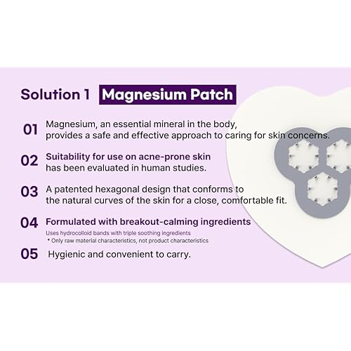 One Night Blemish Patch ? Ultra-Thin Hydrocolloid Blemish Stickers with Magnesium, Nighttime Spot Care for Acne-Prone Skin (90 Count)