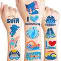 96 Swimming Temporary Tattoos for Kids Party