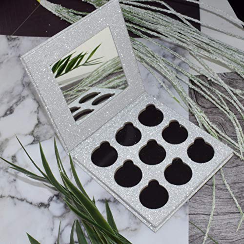 Reusable Magnetic Eyeshadow Palette with Mirror