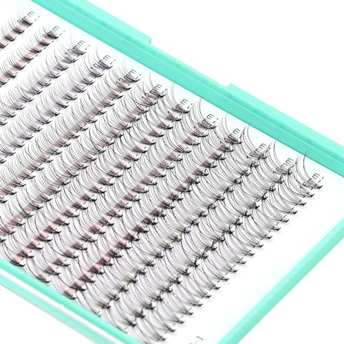 Bodermincer 20 Root Thickness 0.07mm C Curl 3D Individual Eyelashes Extension Soft Black Fake False Eye Lashes Tools (8mm)