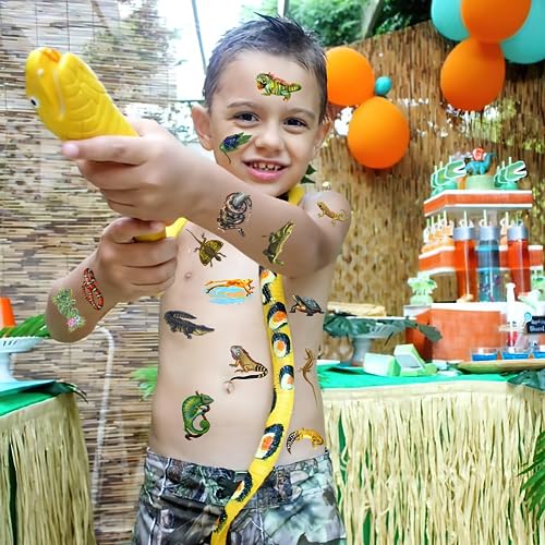 Reptile Temporary Tattoos 100 Pieces - Party Favors