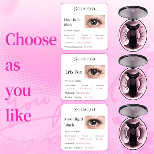 Magnetic Eyelashes Reusable - No Glue, Natural Look