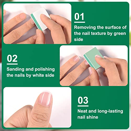 CGBE Nail Buffer Block 1000/4000 Grit - 50 Count Mini Buffers