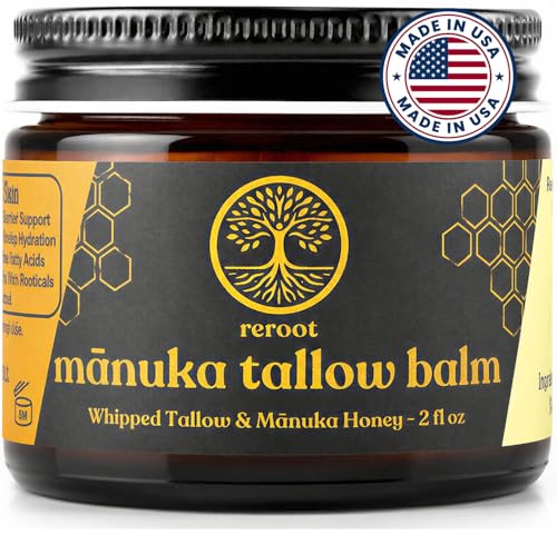 Manuka Honey & Grass-Fed Tallow Face Balm - 2oz