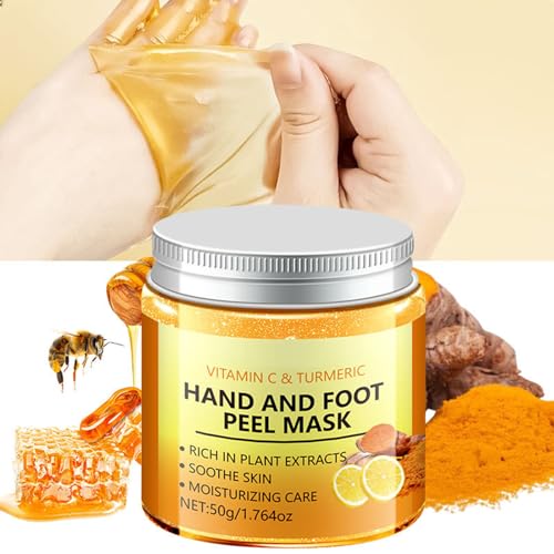LAIKME Vitamin C & Turmeric Exfoliating Hand and Foot Peel Mask - 50g