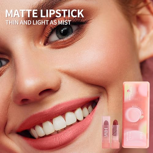 Velvet Matte Lipstick Set, 10 Colors - Waterproof Long Lasting