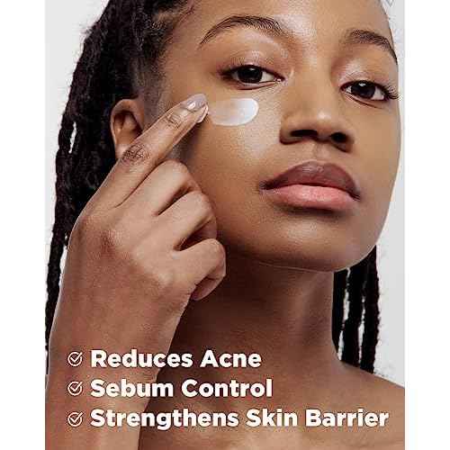 SKINRxLAB Made Cera Cream - Acne & Redness Relief Face Moisturizer, Sebum Control, Improving Skin Barrier with Ceramide and Madecassoside, Anti-Aging and Pore Minimizing Face Cream, 0.5 fl.oz.