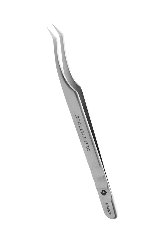 STALEKS PRO Eyelashe Tweezer (TE-417)