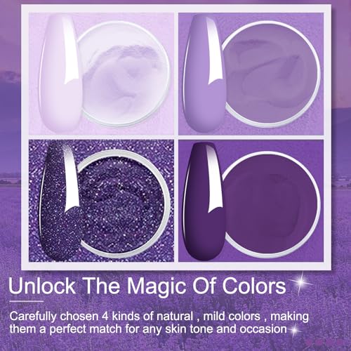 Honey Joy Dip Powder Nail Starter Kit - 4 Color Acrylic Dipping Set