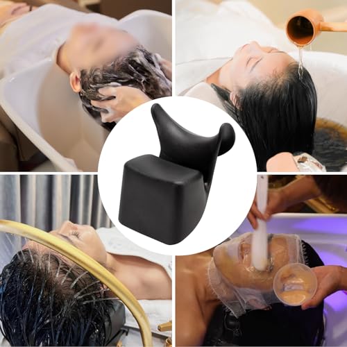 Silicone Shampoo Bowl Neck Rest Cushion with Suction Cups