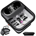 Collapsible Foot Spa with Heat, Bubbles & Massage Rollers
