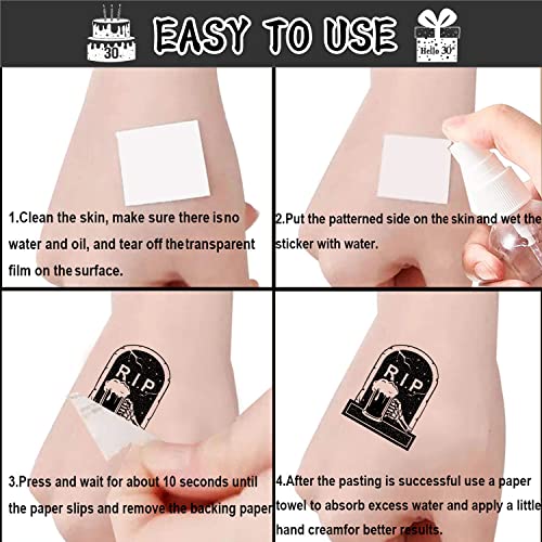 Death to My 20s Temporary Tattoos - 190+ Pack