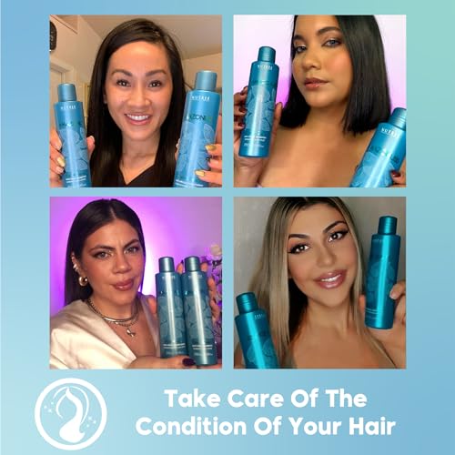 Amazonliss Anti-Frizz Keratin Treatment Set - For Smooth, Soft and Shiny Hair - Prolonged Effect Shampoo and Conditioner 8.45 fl.oz
