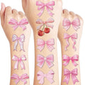 Pink Bow Temporary Tattoos - 96 Pack Party Favors