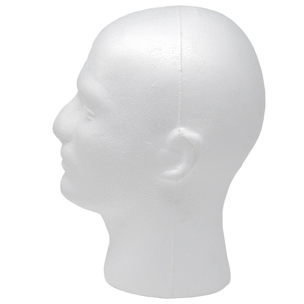 A1 Pacific Inc. Male Styrofoam Foam Mannequin wig Head 11" (1 count)