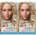L'Oreal Paris Feria Multi-Faceted Shimmering Permanent Hair Color, 100 Pure Diamond (Very Light Natural Blonde), Pack of 2, Hair Dye