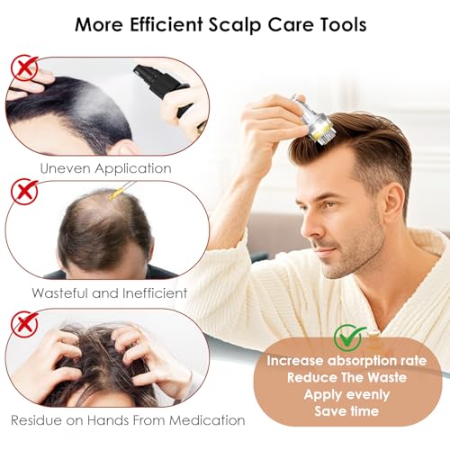Scalp Applicator Comb for Hair Growth & Hair Loss Treatment