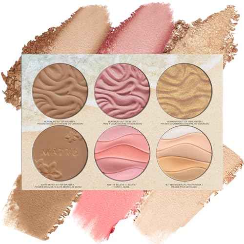 Physicians Formula Butter Palette, Nourishing Bronzer, Blush, Highlighter, and Moisturizing Face Powder Blend, Cruelty Free - Dream Team