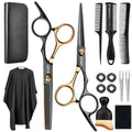 AULikY 15-Piece Hair Cutting Scissors Kit | Professional Stainless Steel Shears