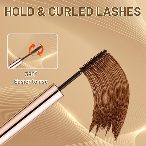 Iron Wand Mascara Duo - Black & Brown Tubing (2 Pack)