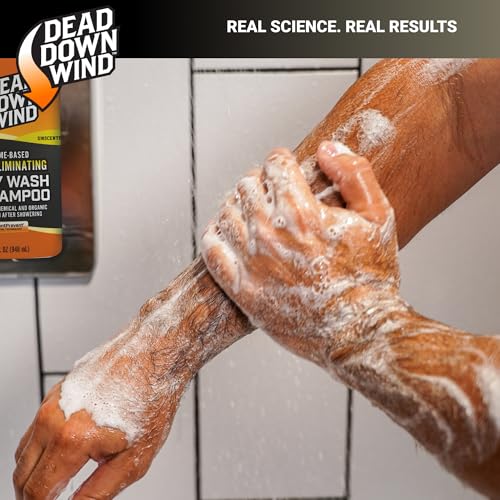 DEAD DOWN WIND Body & Hair Soap Pump Top | 32 oz Bottle | 2 Pack (64 oz.) | Unscented | Sensitive Skin Body Wash & Body Soap, Hunting Accessories