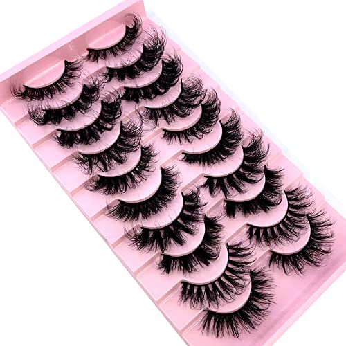 3D Mink Effect False Eyelashes - Fluffy Curl Lashes (MX-3)