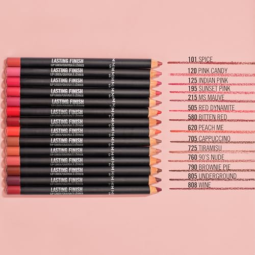 Rimmel Lasting Finish 8HR Lip Liner Pencil - Cappuccino - Pack of 1