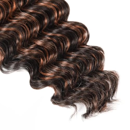 Deep Wave 10 Inch Brazilian Virgin Hair Bundle P1B/30 Highlights