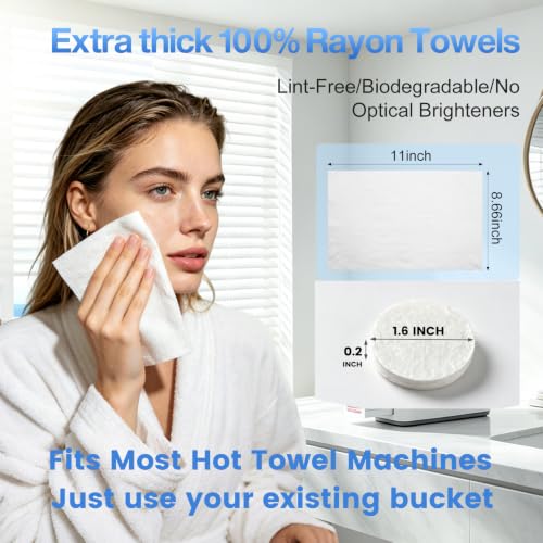 Smart Hot Face Towel Dispenser with 20 Towels