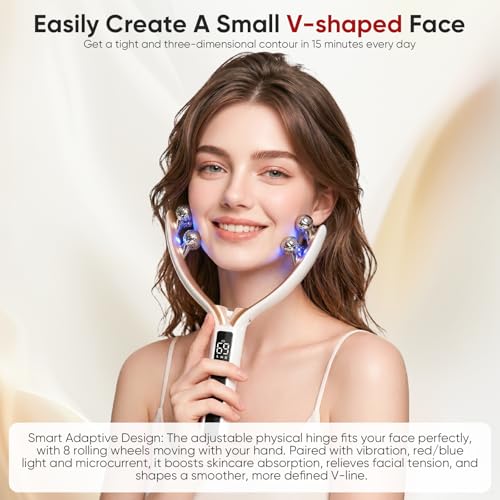 5-in-1 Face Massager & Roller for Lymphatic Drainage