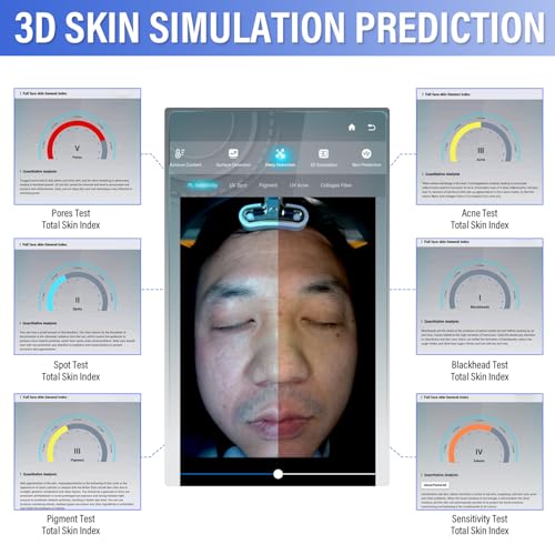 21.5in AI Skin Analyzer Machine with 38MP Camera & 8 Spectral Modes