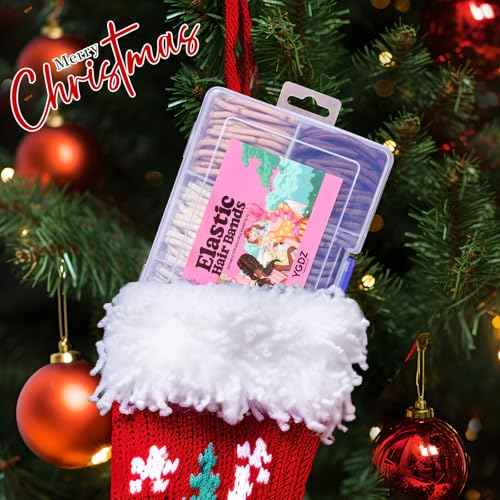 YGDZ Hair Ties for Thick Hair, 150 PCS Hair Elastic 5CM Ponytail Holders No Hair Damage, Rubber Bands for Hair, Elastic Hair Ties, Christmas Stuffers Xmas Gift Hair Accessories for Women, Men, Girls