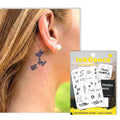 Minimalist Temporary Tattoos - Waterproof Plant-Based Ink, Lasts 1-2 Weeks