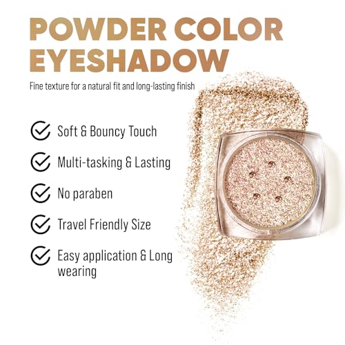 SINART Glitter Eyeshadow Powder 1g - Shimmer Eye Makeup