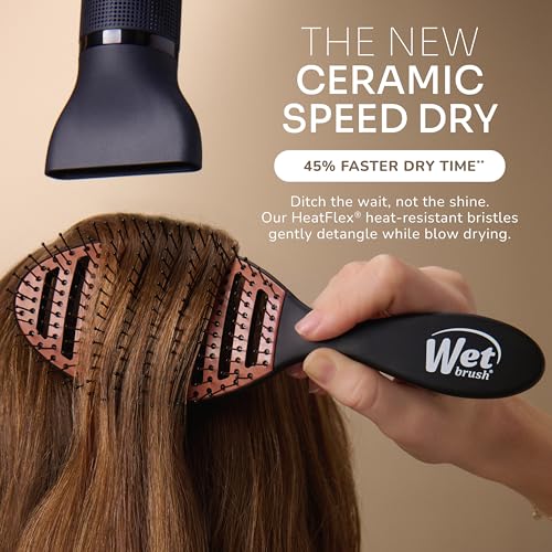 Wet Brush Ceramic Speed Dry Hair Brush - Vented Blow Dry Brush