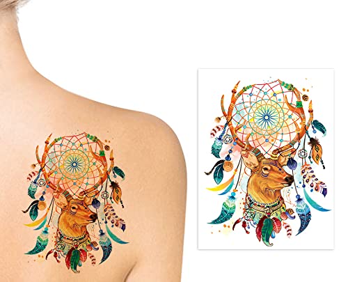 Temporary Tattoo Stickers for Adults – Waterproof, 6x7.87 inch