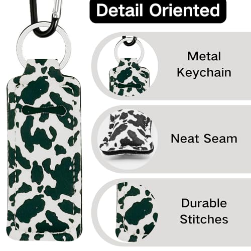 3Pc Softball Chapstick Holder Keychain Set