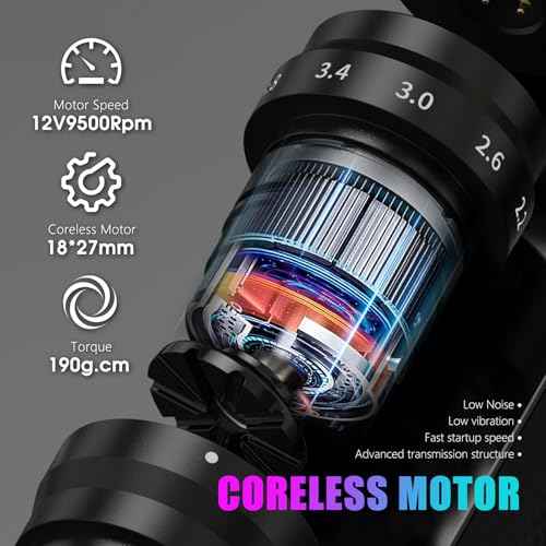 Tattoo Gun Kit - Kiss of Dragon Complete 2400mAh Rotary Tattoo Machine with 6 stroke length Options Dual batteries for longer working time