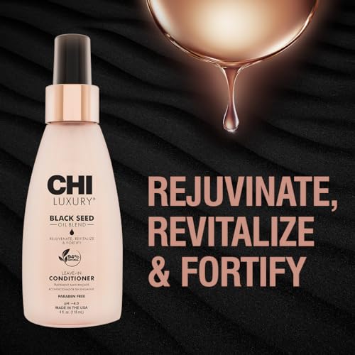 CHI Luxury Black Seed Oil Leave-In Conditioner, 4 Fl Oz