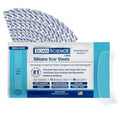 7¡± Medical Grade Reusable Silicone Scar Sheets for Surgical Scars & Stretch Marks ? Water-Resistant Breathable Silicone Scar Strips, 12-Pack (Approx. 90-Day Supply)