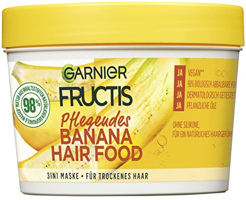 Garnier Fructis Banana Hair Food 3-in-1 Mask, 390 ml